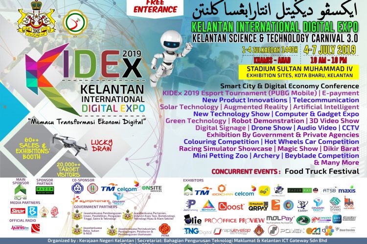 Kelantan iDex 2019 In Conjuction with Kelantan Science & Technology Carnival 3.0